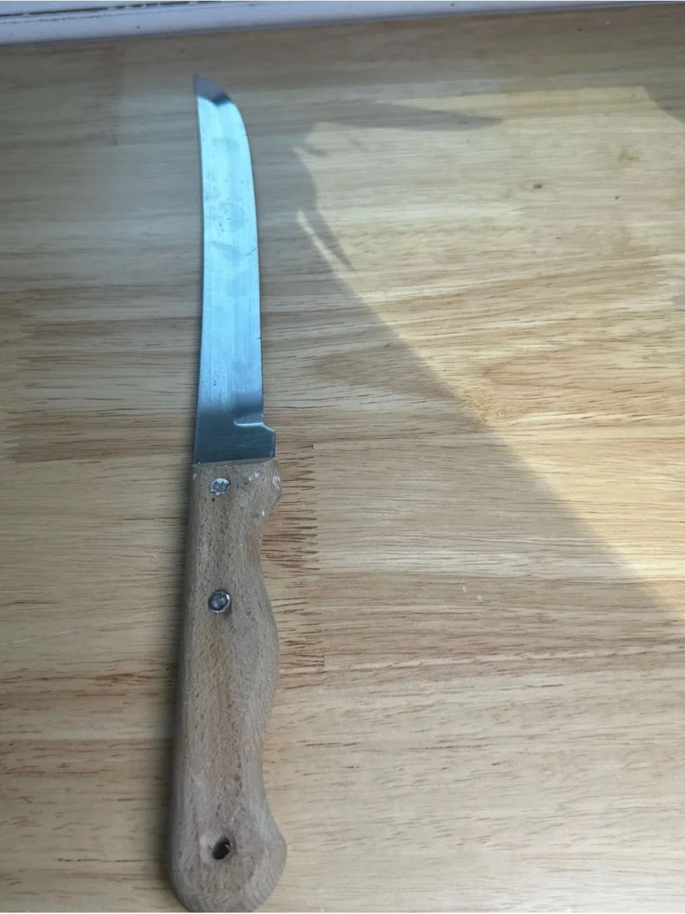 Vintage Chef’s collection Stainless Steel Japan carving knife double rivets